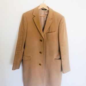 Saks 5th Avenue Camel Overcoat